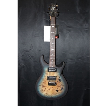 PRS SE "Exotic" Custom 24-08 Poplar Burl Lake Blue Midnight Burst