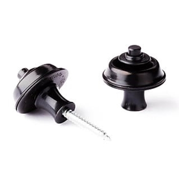 Dunlop Dual-Design Straplok System Black