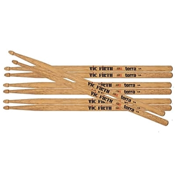 Vic Firth American Classic® 5A Wood Terra Series 4pr Value Pac