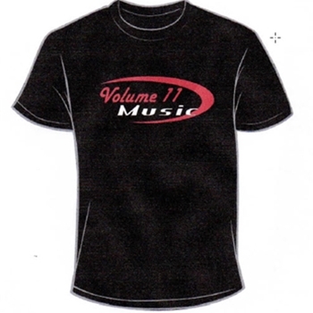 Volume 11 Music Tee Shirt Black XX-Large