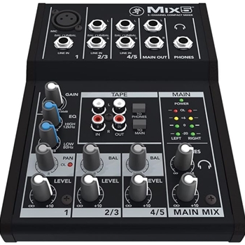 Mackie Mix5 5-Channel Compact Mixer