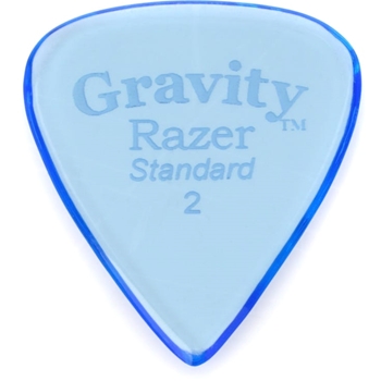 Gravity Picks Razer - Standard Size, 2mm, Polished