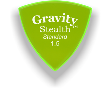 Gravity Picks Stealth - Standard, 1.5mm, Polished