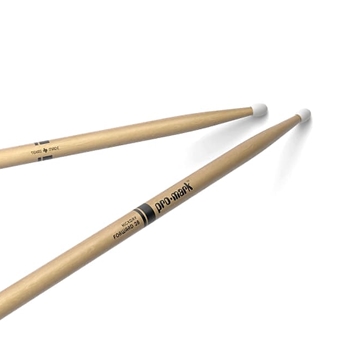 ProMark Classic Forward 2B Hickory Drumstick, Oval Nylon Tip