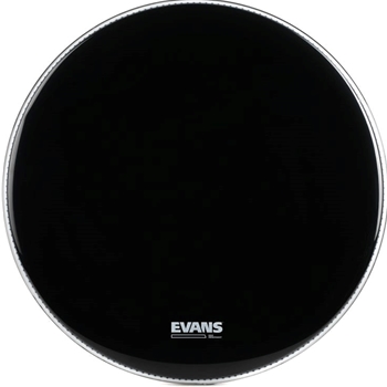 Evans EQ3 Resonant Black Bass Drumhead - 22 inch - No Port