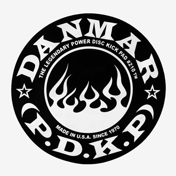 Danmar Bass Drum Impact Pad Flame