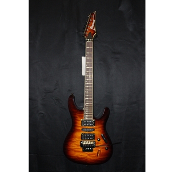 Ibanez S670QM Electric Guitar - Dragon Eye Burst