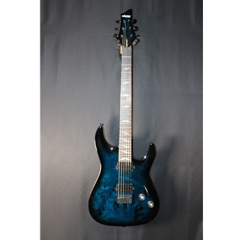 Schecter Omen Elite-6 See Thru Blue Burst