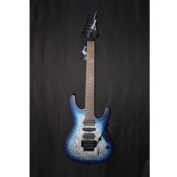 Ibanez S770CZM Solidbody Electric Guitar - Cosmic Blue Frozen Matte