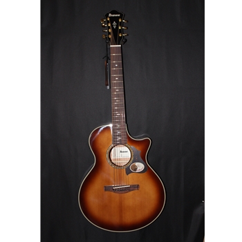 Ibanez AE3007FMH 7-string Acoustic-electric Guitar - Tobacco Edge Burst High Gloss