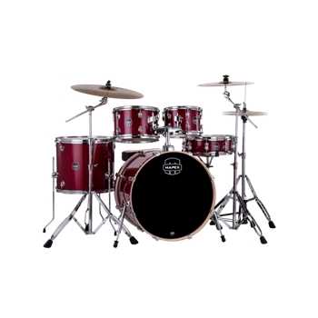VENUS 5 PIECE ROCK COMPLETE SETUP Crimson Red Sparkle  VE5295FTCVM