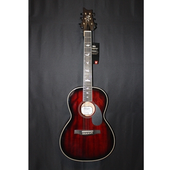 PRS SE P20 Parlor Acoustic-electric Guitar - Fire Red Burst