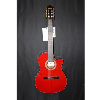 Ibanez GA Cutaway Thinline Nylon-string Acoustic-electric Guitar - Sapphire Red