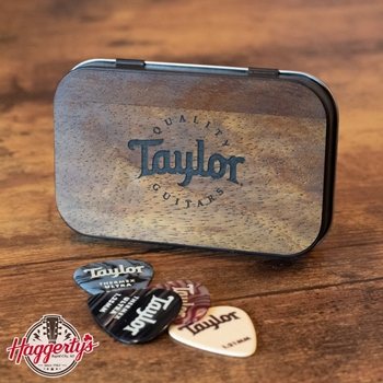 Taylor Pick Tin,Koa Top,Collectable Darktone Series