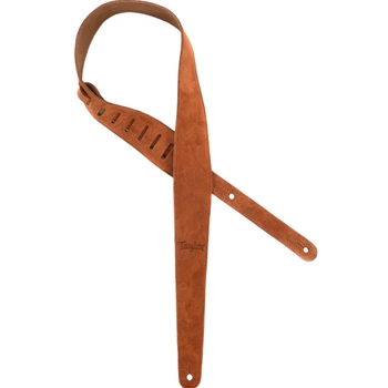 Taylor Embroidered Suede 2.5-inch Guitar Strap - Honey