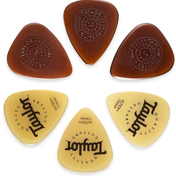 Taylor Variety Pack Picks, Ultex & Primetone, 6pk