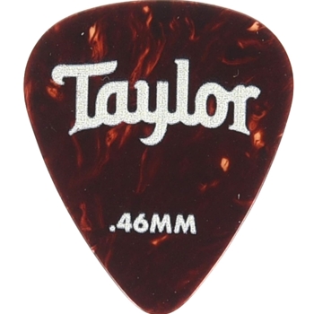 Taylor Celluloid 351 Picks,Tort Shell,0.46mm 12-Pack